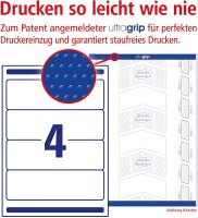 AVERY Zweckform L6061-25 Ordnerrücken Etiketten (mit...