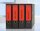 AVERY Zweckform L4766-100 Ordnerrücken Etiketten (mit ultragrip, 61 x 192 mm auf DIN A4, breit/kurz, selbstklebend, blickdicht, bedruckbare Ordneretiketten, 400 Rückenschilder auf 100 Blatt) rot