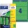 AVERY Zweckform L4768-20 Ordnerrücken Etiketten (mit ultragrip, 61 x 192 mm auf DIN A4, breit/kurz, selbstklebend, blickdicht, bedruckbare Ordneretiketten, 80 Rückenschilder auf 20 Blatt) grün