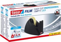 tesa FILM Tischabroller Easy Cut Professional schwarz für max 25mm x 66m