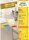 AVERY Zweckform 3459 Gelbe Etiketten (400 Aufkleber, 105x148mm auf A4, permanent haftende, selbstklebende Farbetiketten, Papier matt, bedruckbare, farbige Klebeetiketten) 100 Blatt