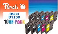 Peach 10er-Pack Tintenpatronen, XL-Füllung,...
