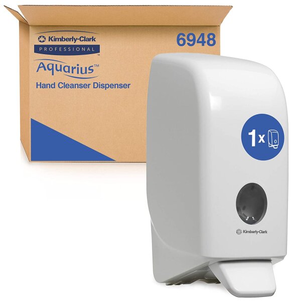 Aquarius, 6948, Handreiniger-Spender + Kleenex Handreiniger Seife 1 L