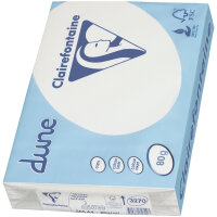 Clairefontaine 5 x Multifunktionspapier Dune A4 210x297mm 80g/qm Sand Karton = 2500 Blatt