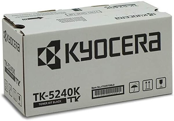Kyocera TK-5240K Original Toner-Kartusche Schwarz, 1T02R70NL0. Für ECOSYS M5526cdn, ECOSYS M5526cdw, ECOSYS P5026cdn, ECOSYS P5026cdw