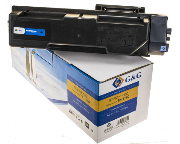 G&G Toner kompatibel zu Kyocera TK-1160/ 1T02RY0NL0 Schwarz