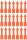 AVERY Zweckform 3008 selbstklebende Pfeiletiketten (Pfeil Aufkleber im Format 39x9 mm, permanent haftend, 63 Pfeil Sticker auf 3 Bogen, Hinweispfeile zum auffälligen Kennzeichnen) neon orange