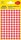AVERY Zweckform 3010 selbstklebende Markierungspunkte 416 Stück (Ø 8mm, Klebepunkte auf 4 Bogen, Punktaufkleber zur Farbcodierung, runde Aufkleber für Kalender, Planer und zum Basteln, Papier) rot