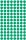 AVERY Zweckform 3012 selbstklebende Markierungspunkte 416 Stück (Ø8mm, Klebepunkte auf 4 Bogen, Punktaufkleber zur Farbcodierung, runde Aufkleber für Kalender, Planer und zum Basteln, Papier) grün