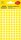 AVERY Zweckform 3013 selbstklebende Markierungspunkte 416 Stück (Ø8mm, Klebepunkte auf 4 Bogen, Punktaufkleber zur Farbcodierung, runde Aufkleber für Kalender, Planer und zum Basteln, Papier) gelb