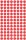 AVERY Zweckform 3589 selbstklebende Markierungspunkte (Ø 8 mm, 416 ablösbare Klebepunkte auf 4 Bogen, runde Aufkleber für Kalender, Planer und zum Basteln, Papier, matt) rot