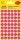 AVERY Zweckform 3141 selbstklebende Markierungspunkte 270 Stück (Ø12mm, Klebepunkte auf 5 Bogen, Punktaufkleber zur Farbcodierung, runde Aufkleber für Kalender, Planer und zum Basteln, Papier) rot