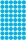 AVERY Zweckform 3142 selbstklebende Markierungspunkte 270 Stück (Ø12mm, Klebepunkte auf 5 Bogen, Punktaufkleber zur Farbcodierung, runde Aufkleber für Kalender, Planer und zum Basteln, Papier) blau