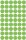 AVERY Zweckform 3149 selbstklebende Markierungspunkte (Ø 12 mm, 270 Klebepunkte auf 5 Bogen, runde Aufkleber für Kalender, Planer und zum Basteln, Papier, matt) leuchtgrün