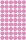 AVERY Zweckform 3114 Selbstklebende Markierungspunkte, Rosé (Ø 12 mm; 270 Klebepunkte auf 5 Bogen; Runde Aufkleber für Kalender, Planer und zum Basteln) Papier, matt