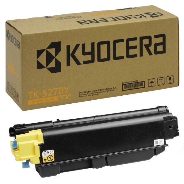Original Kyocera TK-5270Y yellow Toner für ca. 6.000 Seiten