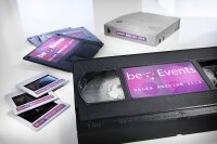 AVERY Zweckform L4742REV-25 Etiketten für VHS-Videokassetten (A4, 300 Stück, 78,7 x 46,6 mm, 25 Blatt) weiß