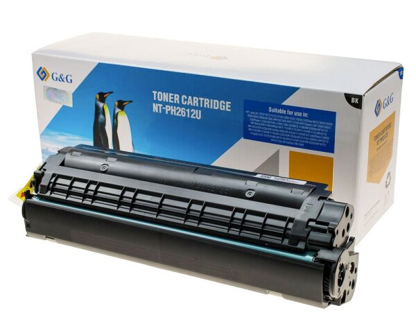 G&G XL-Toner kompatibel zu HP 12A/ Q2612A Schwarz