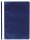 Exacompta 49207B Bewerbungsmappe Prestige (3-teilig mit 2 Klemmschienen Kapazität 30 Blatt aus Manila-Leinen-Karton, 400 g, DIN A4, 21 x 29,7 cm) dunkelblau