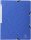 Exacompta 55500E Sammelmappe (Manila-Karton, Gummizug, 3 Klappen 400g, DIN A4) zufällige Farbe Blau