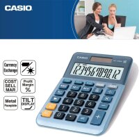 CASIO Tischrechner MS-120EM, 12-stellig,...