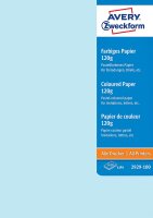 AVERY Zweckform 2929-100 Farbige Papiere (A4, unbeschichtet, 120 g/m², 100 Blatt)
