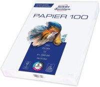 Avery Zweckform 2566 Drucker-/Kopierpapier (250 Blatt, 100 g/m², DIN A4 Papier, hochweiß, für alle Drucker)