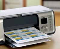 AVERY Zweckform C32016-25 Premium Visitenkarten, blanko (250 Stück, 220g, 85x54 mm, beidseitig bedruckbar, satiniert ultraweiß, absolut glatte Kanten, 25 Blatt) zum Selbstbedrucken auf Laser-Druckern
