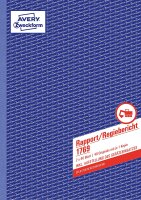 AVERY Zweckform 1769 Rapport/Regiebericht (A4,...