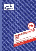 AVERY Zweckform 1770 Rapport/Regiebericht (A5,...
