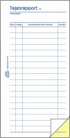 AVERY Zweckform 1301 Tagesrapport (105x200 mm, mit 2 Blatt Blaupapier, von Rechtsexperten geprüft, für Deutschland und Österreich zur täglichen Dokumentation der Arbeitsleistung, 2x50 Blatt) weiß/gelb
