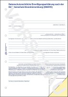 AVERY Zweckform 1782 Datenschutzrechtliche Einwilligungserklärung (Datenschutzformular, nach DSGVO, DIN A4, selbstdurchschreibend, 2x40 Blatt) weiß/gelb