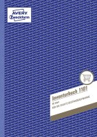 AVERY Zweckform 1101 Inventurbuch (A4, 50 Inventurformulare, mikroperforiert und 4-fach gelocht, zur regelmäßigen und exakten Bestandsaufnahme, hand- und schreibmaschinengerechter Zeilenabstand) weiß