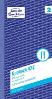 AVERY Zweckform 832 Bonbuch (105x198mm, 300 Bons mit...