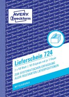 AVERY Zweckform 724 Lieferschein (A6, 2x50 Blatt, mit...