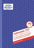 AVERY Zweckform 1721 Lieferschein mit Empfangsschein (A5,...