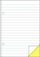 AVERY Zweckform 1729 Durchschreibbuch (A5, selbstdurchschreibend, 2x40 Blatt) weiß/gelb