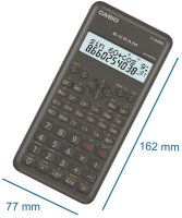 Casio FX-82MS-2 Wissenschaftlicher Taschenrechner, 240 integrierte Funktionen, LCD-Anzeige, Batteriebetrieb