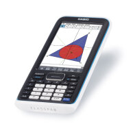 Casio FX-CP400 ClassPad, Grafikrechner mit Computer-Algebra-System, Pinch-In/Out (Finger-Zoom), Mit Hardcase, Batteriebetrieben