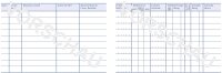 AVERY Zweckform 1221 Fahrtenbuch für PKW (vom Finanzamt anerkannt, A6 quer, 100% recyceltes Altpapier, Blauer Engel, 32 Seiten für 310 Fahrten, für DE/AT zur Abgrenzung von Privat-/Geschäftsfahrten)