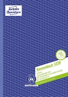 AVERY Zweckform 1226 Kassenbuch (A4, nach Steuerschiene 300, von Rechtsexperten geprüft, für Deutschland zur ordnungsgemäßen Buchführung, 100 Blatt, 100% recycelt, Blauer Engel-zertifiziert)