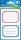 AVERY Zweckform 3026 Buchetiketten farbige Rahmen (starker Halt) 6 Aufkleber