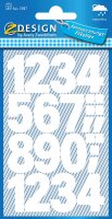 AVERY Zweckform 3787 Zahlen Etiketten (0-9 25mm,...