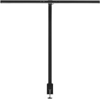 Unilux LED Schreibtischlampe Strata zum Klemmen, schwarz, dimmbar, 80 cm breit, mit Lichtsensor, IP23, 700lm, 6400K, 12,7W [Energieklasse E]