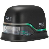 COLOP e-mark schwarz Mobiler Drucker für Profis bis zu 5.000 mehrfarbige Abdrucke inkl. kostenloser App Datums-, Uhrzeit- und Nummerierungsgenerator