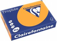 Clairefontaine Trophee Color 1878C mandarine  80g/m² DIN-A4 - 500 Blatt