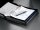 Chronoplan 50102 nachfüllbarer Terminplaner / Organizer / Terminkalender Mappe aus Premium Rindnappaleder (Format A5 (220 x 275 mm) mit Reißverschluss, Ringbuch, ohne Kalendarium) schwarz