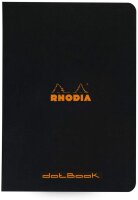 Rhodia 119186C Notizheft (dot grid, DIN A5, 14,8 x 21 cm, 48 Blatt) 10 Stück schwarz
