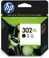 HP 302XL Original Druckerpatrone (mit hoher Reichweite für HP Deskjet 1110, 2130, 3630, HP OfficeJet 3830, 4650, 5230, HP ENVY 4520) schwarz