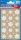 AVERY Zweckform 52290 Aufkleber Weihnachten 30 weiße Eiskristalle (Weihnachtssticker aus Recycle-Papier, selbstklebende Weihnachtsdeko für Karten, Geschenke, DIY) 2 Bogen mit je 15 Stickern